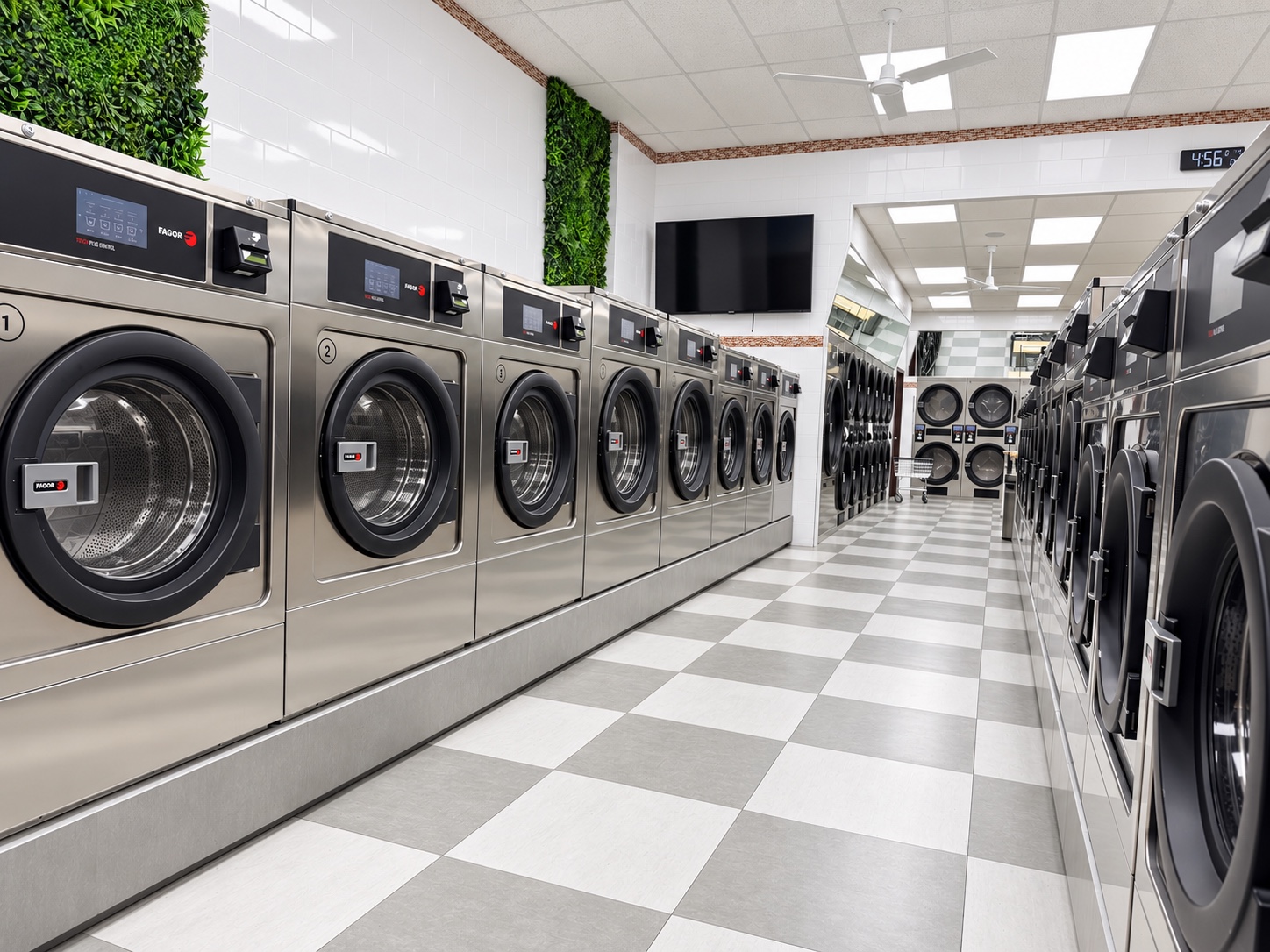 Inside 128W Laundromat on West 165th Street